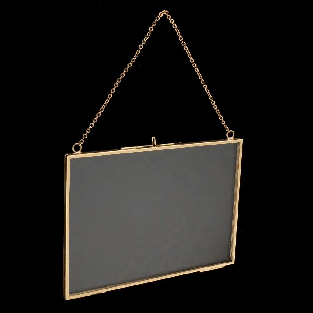 Decorative Double Sided Glass Photo Frame
