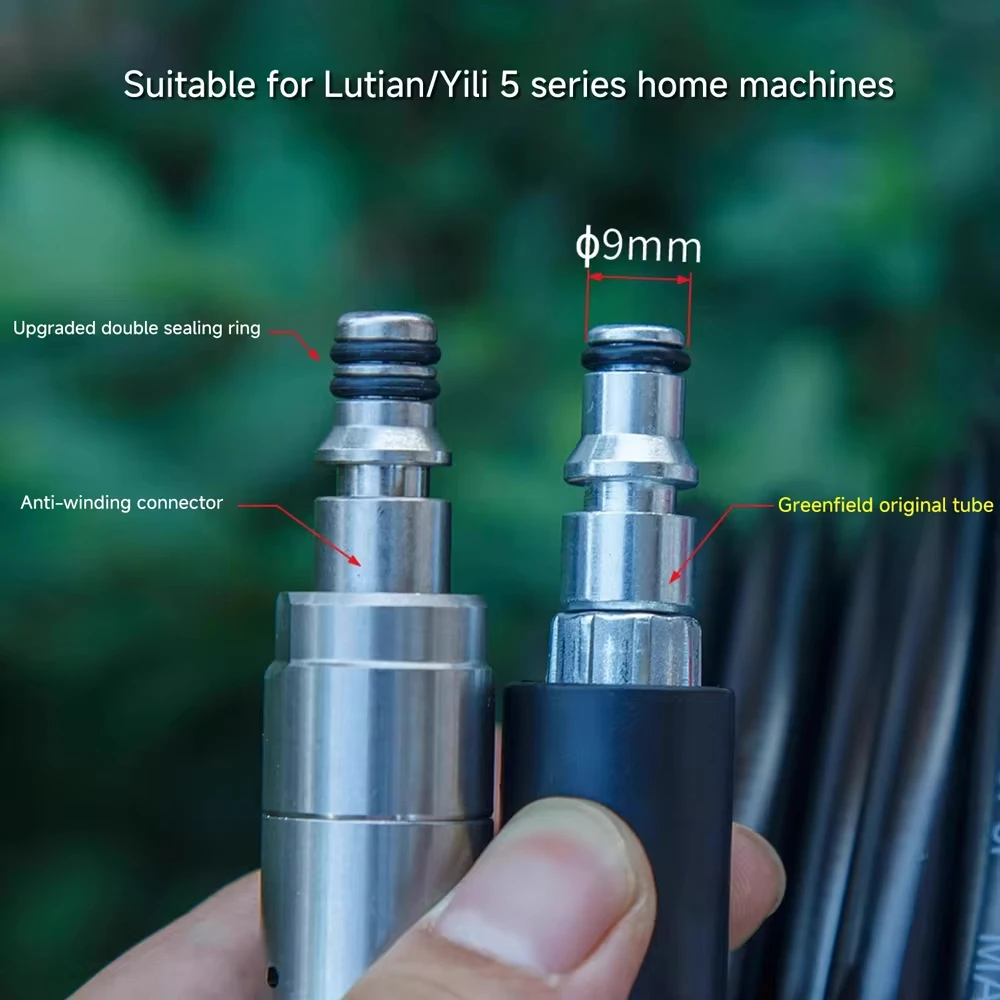 Anti-tangle adapter 3/8 quick connect high pressure water gun for Lutian/Patriot/Daewoo accessories high pressure cleaner image 3