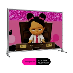 Disney-partinin dekorasyonu, doğum günü kızı, siyah, gözlük, kağıt, tek kullanımlık tabaklar, sıcak hava balonu, bayrak ve bebek duşu için kaynaklar Kupa patronunun 6 büyük satışı) - no. 6