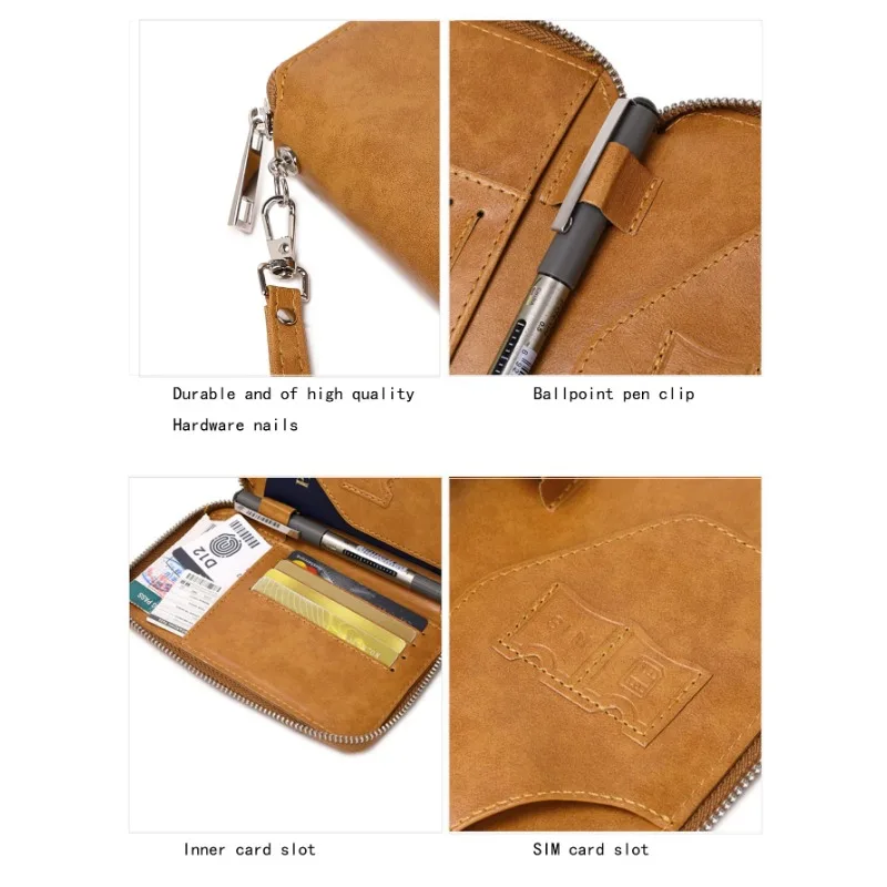 Minimalisti scher und modischer rfid pass halter multifunktion aler pu leder reise zubehör pass halter brieftaschen halter unisex