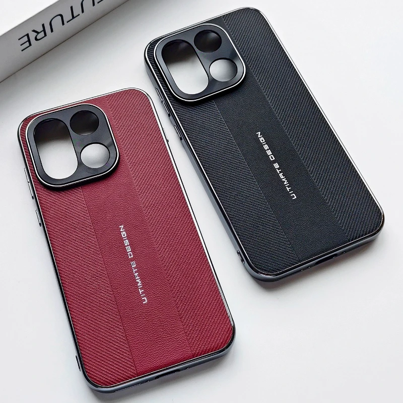 OnePlus 15 13 ケース ファッション ハードPUレザー 滑り止め スキン保護 バックカバー OnePlus Ace 6 シェル 耐衝撃バンパー