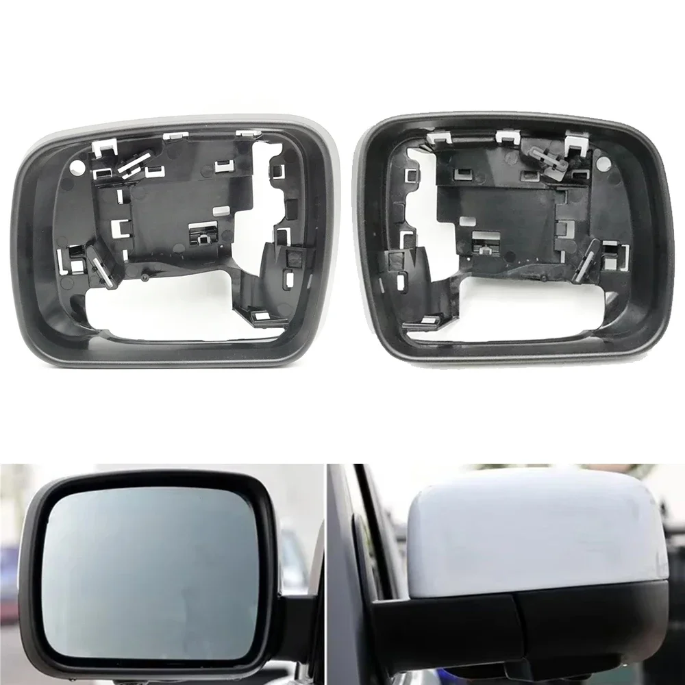 Door Rearview Mirror Cover Frame For Land Rover Discovery 4 Range Rover Sport 10-13 Range Rover 09-12 Freelander 2 10-16