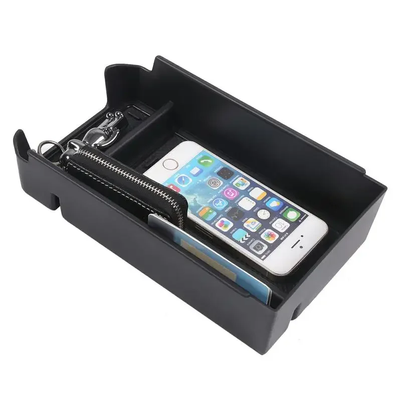 

For Mercedes Benz GLC 2023 ABS Black Car Armrest Box Storage box Car Interior accessories