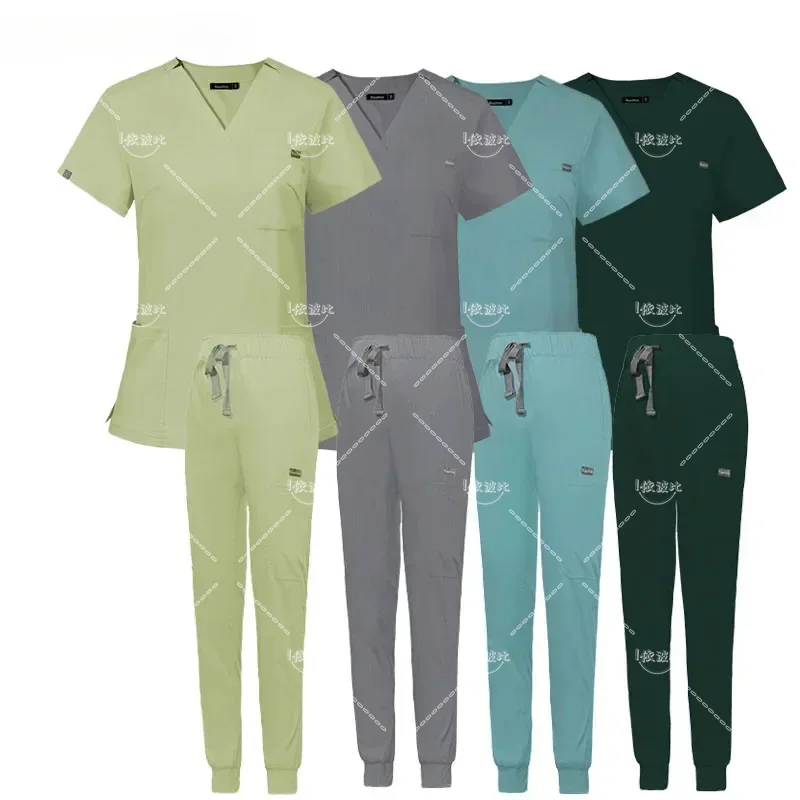 Sala de cirurgia uniforme médico, fosco Hospital Trabalho Set, Suprimentos médicos, Enfermeira Dental Cirúrgica Uniforme, Novo