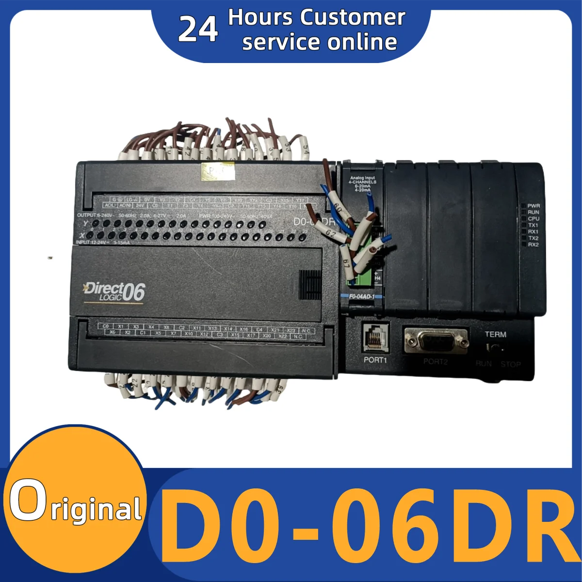 

Совершенно новый оригинальный модуль Φ D0-06DR D0-06DR-D H0-ECOM D0-06DA