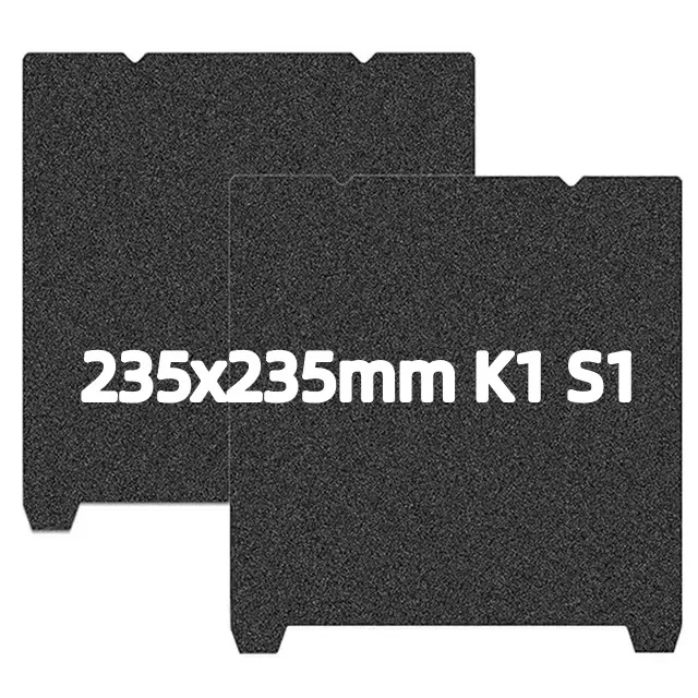 

Double-Sided Textured magnetic PEI Sheet 235x235 3D Printe Build Plate Spring Steel Print Bed for Creality K1/K1C/Ender3 V3 k