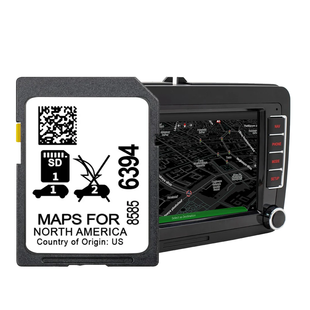 SD Card 32GB GPS Navigation System for Buick Enclave Cadillac XT4 Chevrolet Car 2024 North America Map