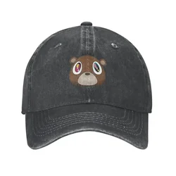 Graduation Bear Kanye West Rapper Stuff Unisex Baseball Caps Distressed Cotton Hats Cap Retro Outdoor Running Golf Sun Cap