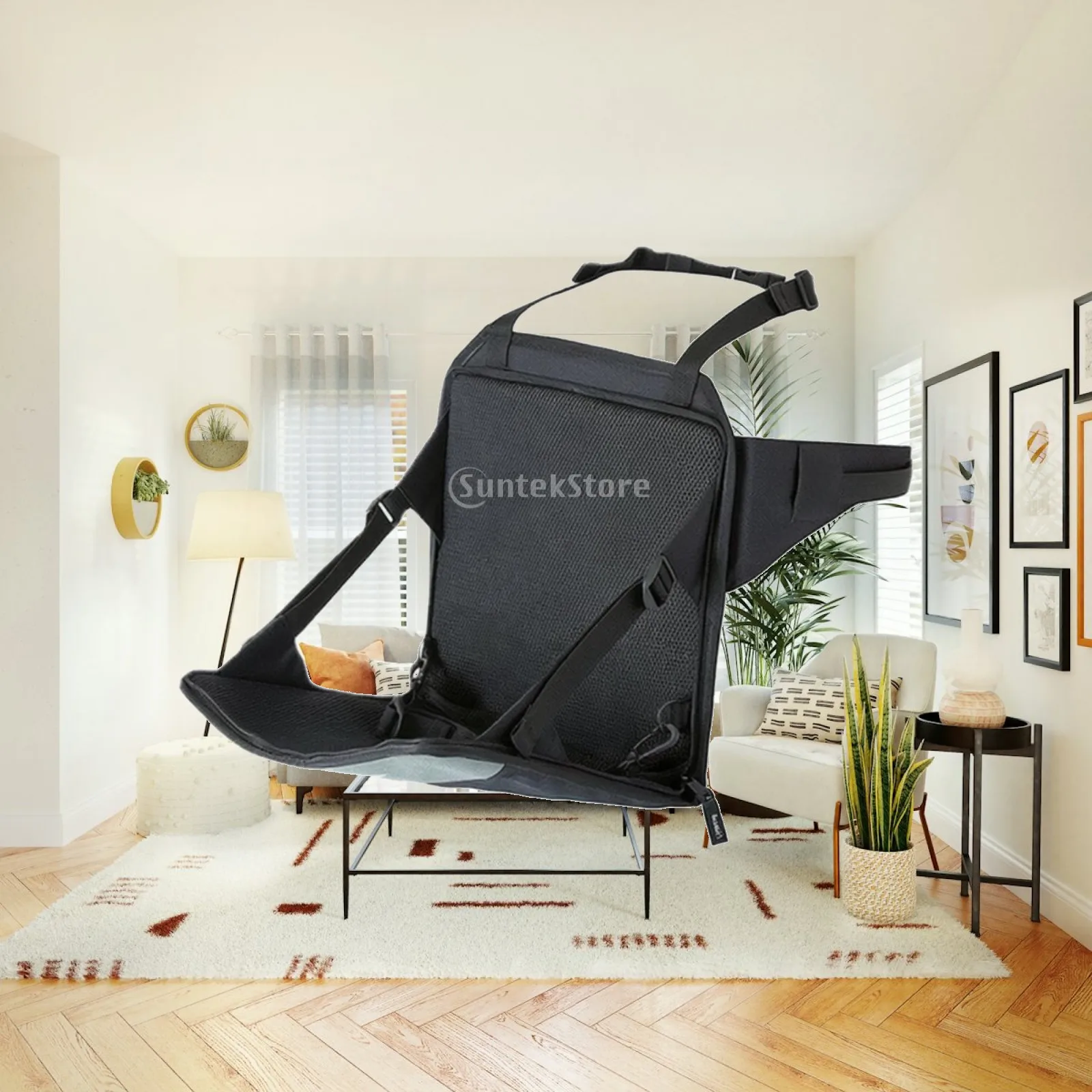 Suitcase Seat with Harness Handsunrestricted Suitcase Seat Ride-on Trolley Case Stable Long-Lasting for Toddlers, Travel