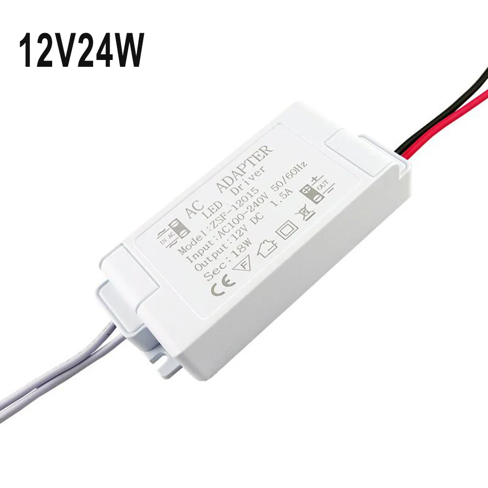 LED Driver Adapter For LED Lighting AC90-240V To DC 12V 12W 24W 36W Non-Isolating Transformer For LED Ceiling Light Replace