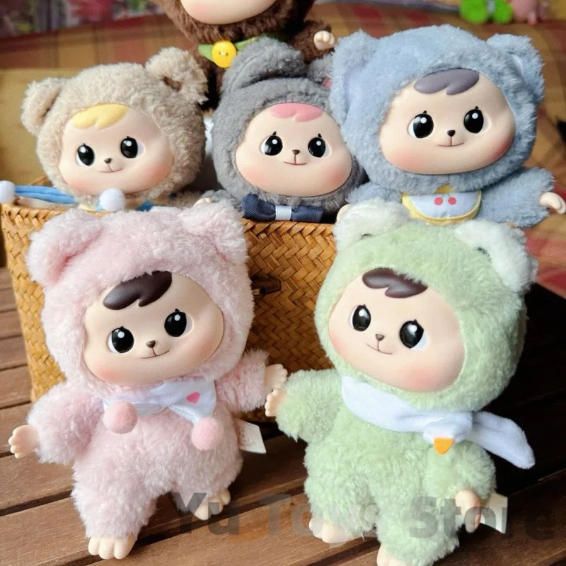 

Genuine Bao-ao Hugging Series Plush Little Bear Figure Internet Celebrity Cute Trendy Toy Doll Tabletop Decoration Surprise Gift