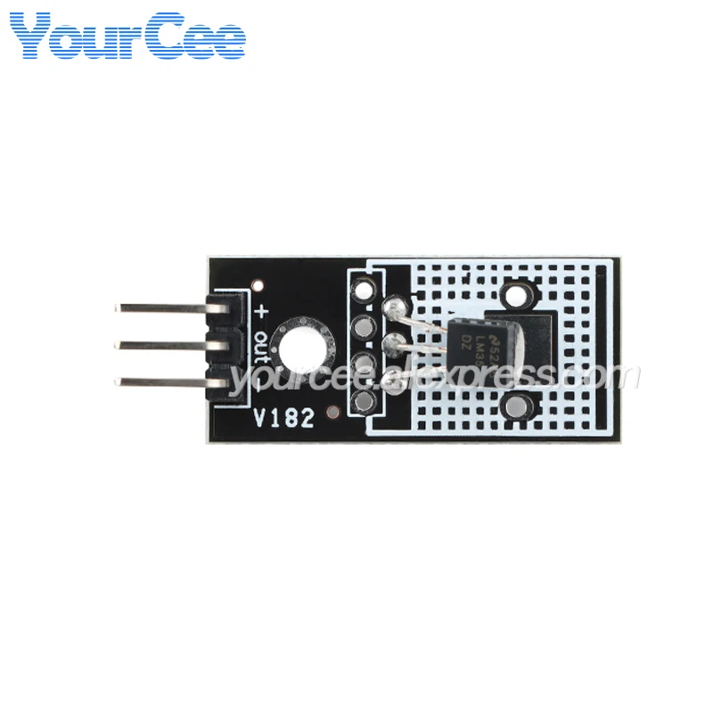 10pcs/1pc LM35DZ High Pressure Analog Temperature Sensor Module Linear analog signal output DC4~30V LM35DZ/NOPB LM35DZ LM35