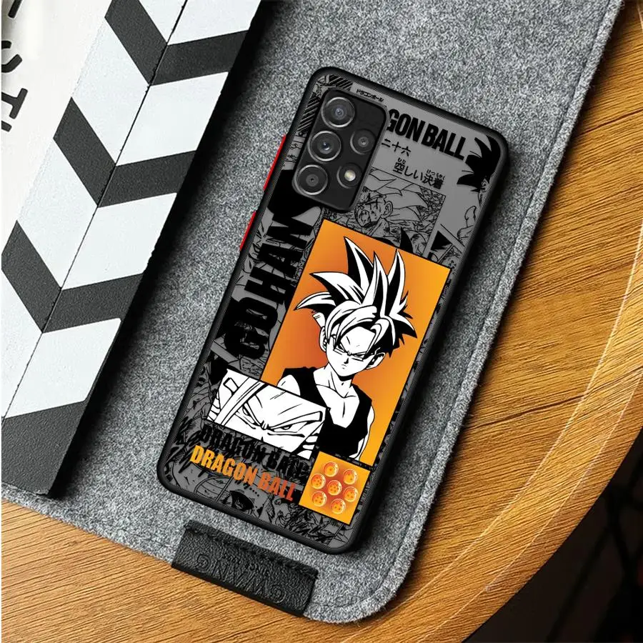 Case for Samsung Galaxy A50 A70 A15 A16 Note 20 Ultra 10+ 9 8 A30 A06 A13 A12 A14 A05 Back Phone Cover Dragon Ball Cartoon