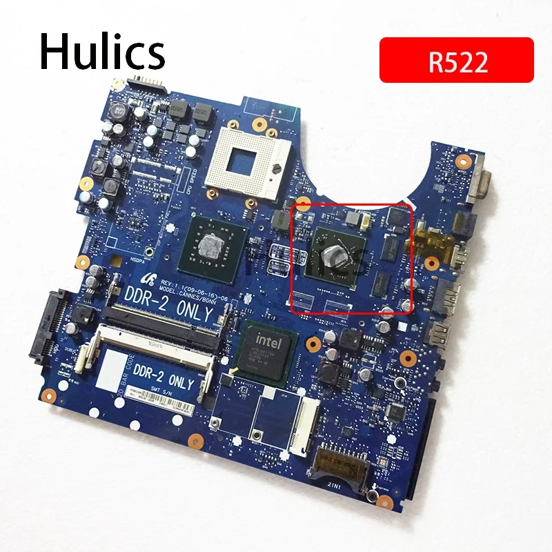 Hulics Used BA92-05739A BA92-05739B BA41-01060A BA41-01061A For Samsung NP-R522 R522 Laptop Motherboard DDR2