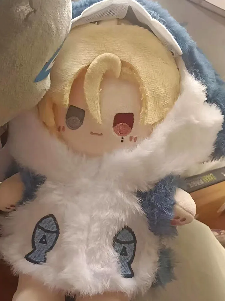 Peluche Zenless Zone Zero Hugo Vlad Cosplay 20cm, poupée mignonne habillée, vêtements en coton, jouet pour adultes et enfants, cadeau de noël