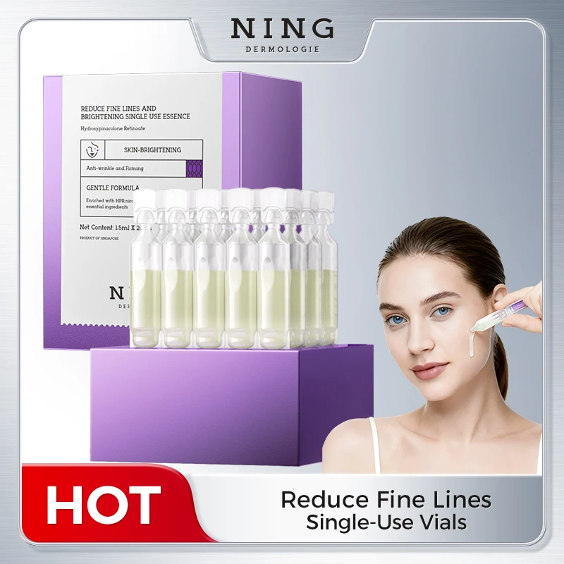 

Ampoule Serum with Retinol & Peptides – Wrinkle Care, Brightening, Firming & Hydrating Single-Use Essence