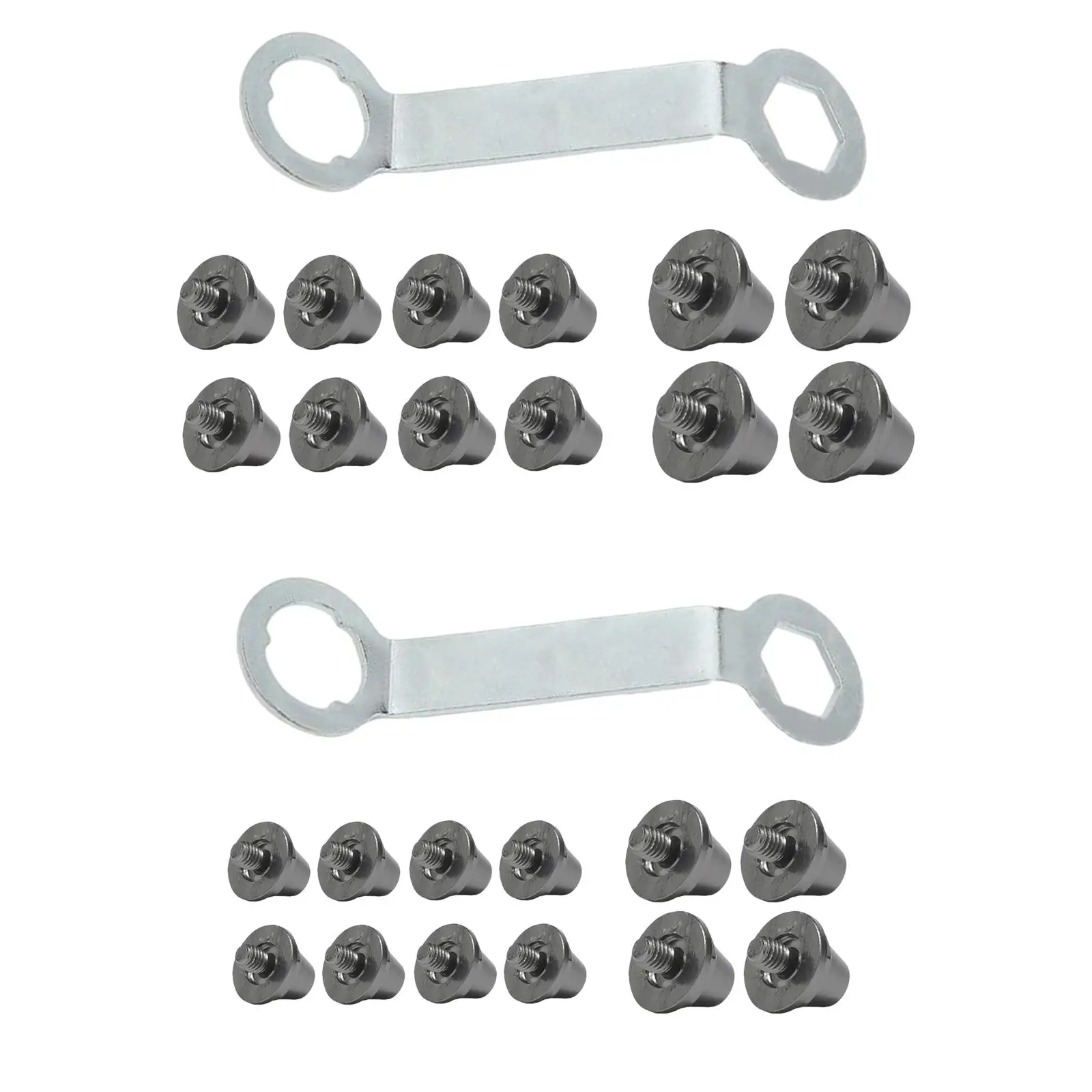 Tacos de aluminio M5 para botas de fútbol, para uso en interiores y exteriores, para botas de ejercicio, para fútbol y rugby