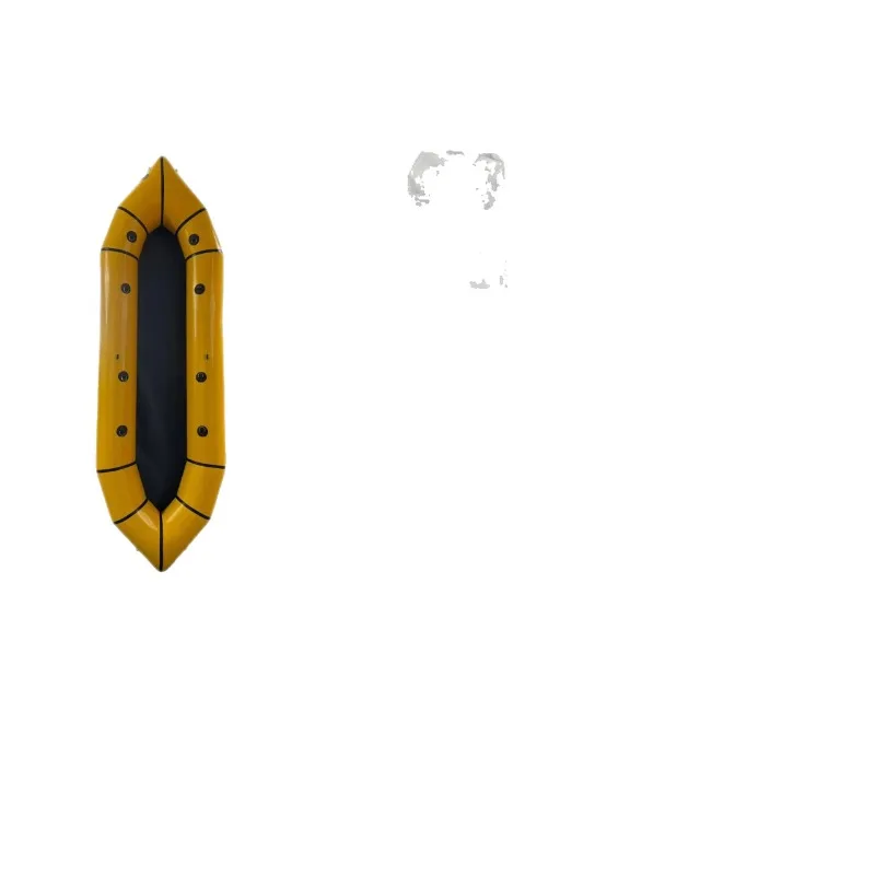 Inflatable backpack boat, single double wild fishing Luya wear-resistant rubber boat y