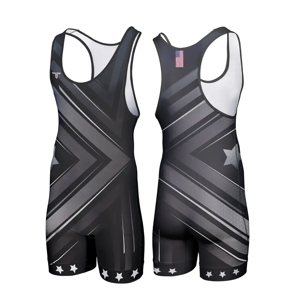 Wrestling Singlets Custom Skating Pulley Suit Marathon Running Wear Lightweight USA Triathlon Bodysuit Gym Gear Skinsuit Cycling