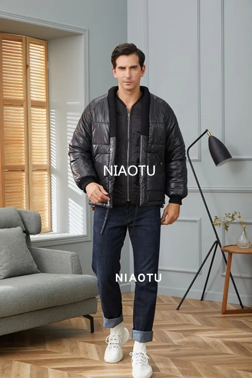 Original Japanese Taoist Robe Jacket Fashionable Down Coat Men\'s Cotton Padded Non-visvim Dcdt Thick Parka New Arrival