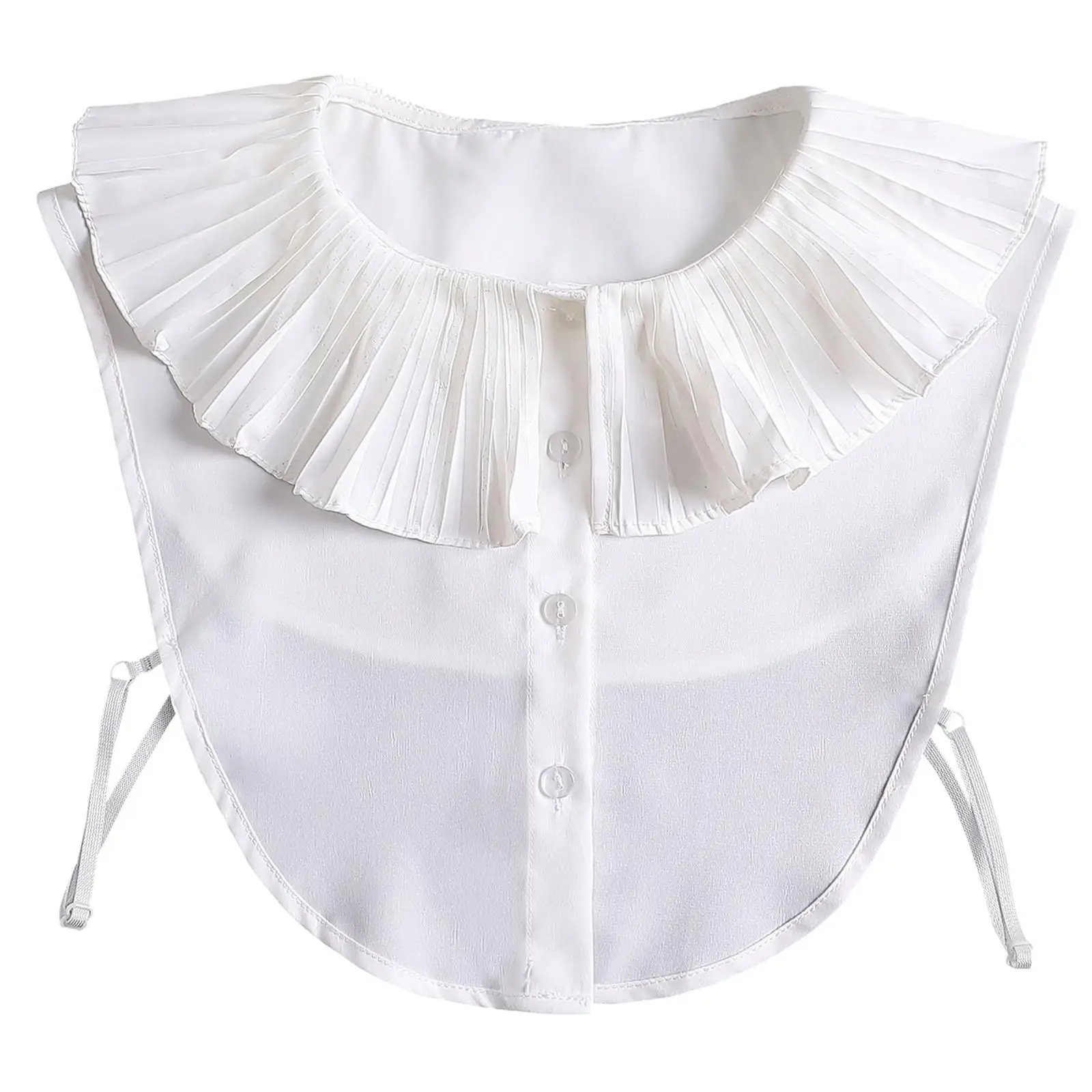 

Lolita Ruffled Collar Girls Detachable Cardigan Women Collars