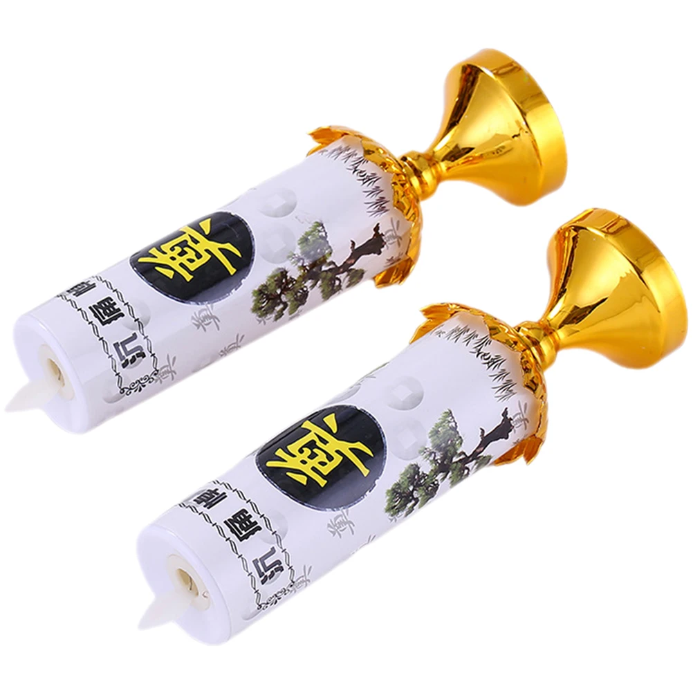 

2pcs Led Lamp Electric Candlestick Funeral Light Altar Decoration Fireproof Night Light For Indoor Outdoor
