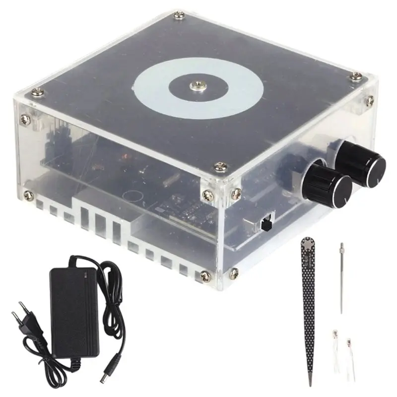 B50B-Bluetooth Music Tesla Coil Tesla Coil Lightning Arc Music Box DIY Electronic Circuit Tester Kit For Creative Gift EU Plug