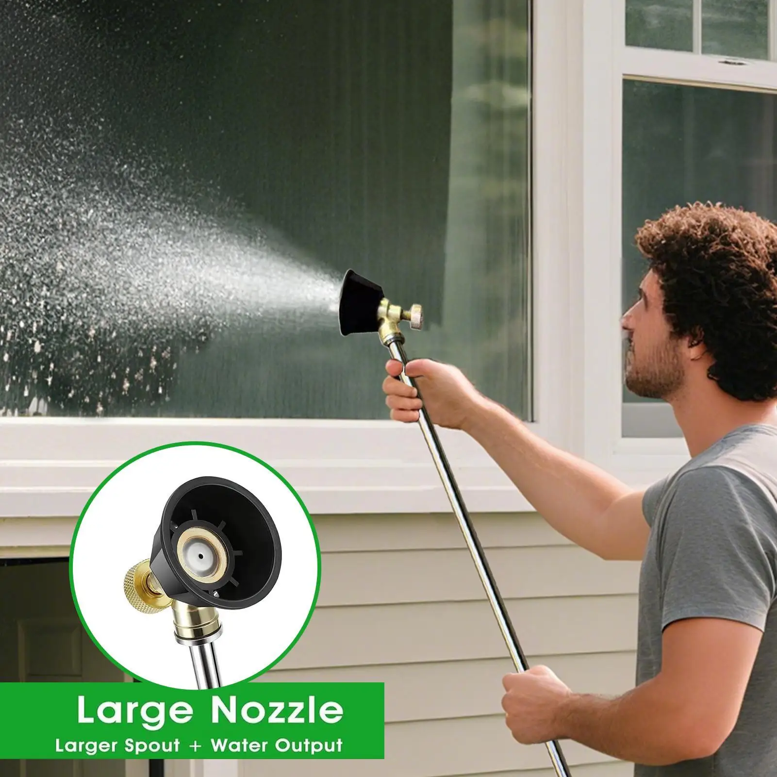 

Sprayer Wand Replacement Replacement Garden Sprayer Wand Adjustable Nozzle Cleaning Tool With Hose Quick Connector Shut Off