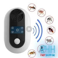 Ultrasonic Rat Repellent Pest Reject Anti Pest Insect Portable Mosquito Spider Killer Electronic Mouse Cockroach Repeller Device