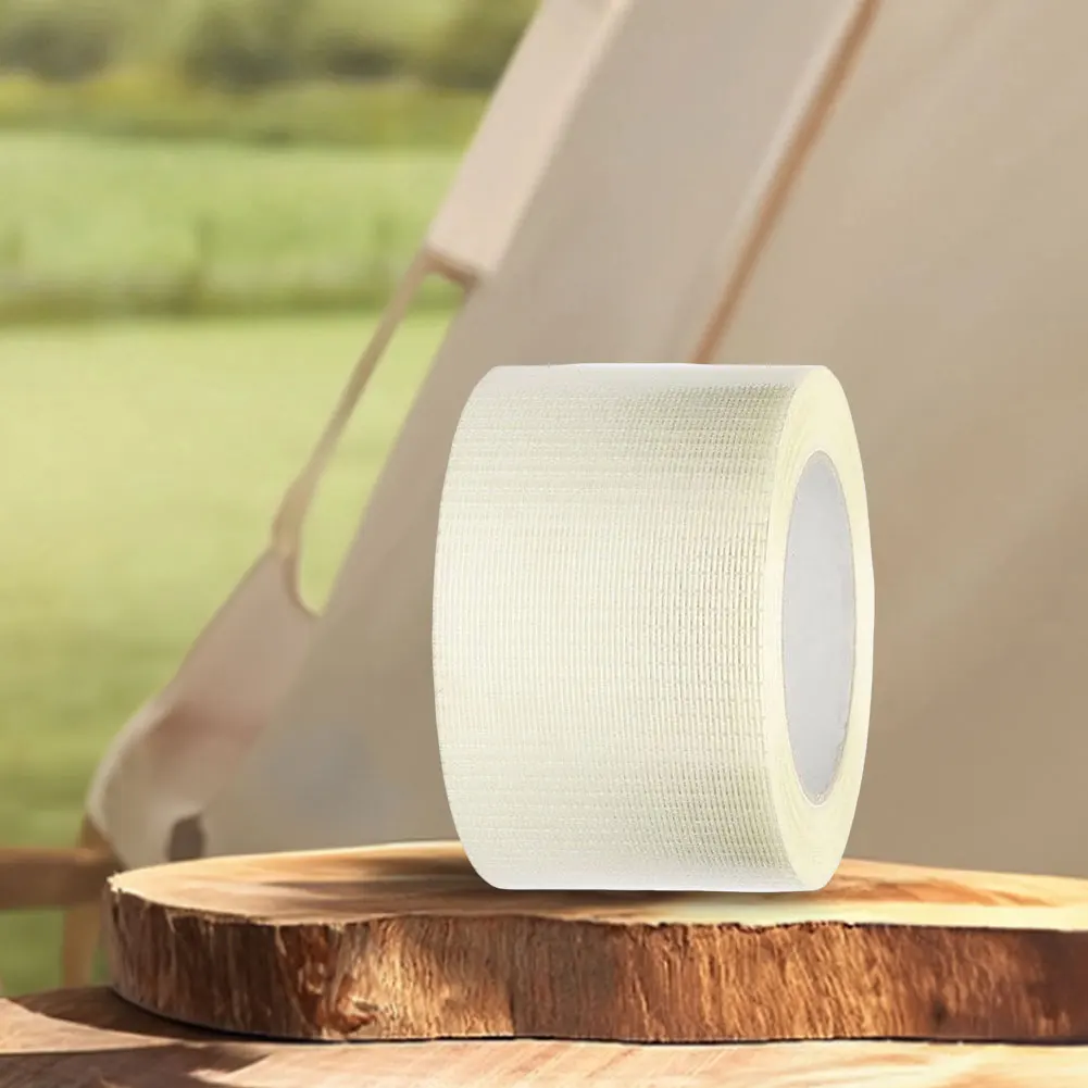 Klebeband zur Reparatur von Glasfaser, Campingzelt-Reparaturband, Wohnmobil-Markisen-Reparaturband für Wohnmobil-Markisen, Zelte, Bootsabdeckungen