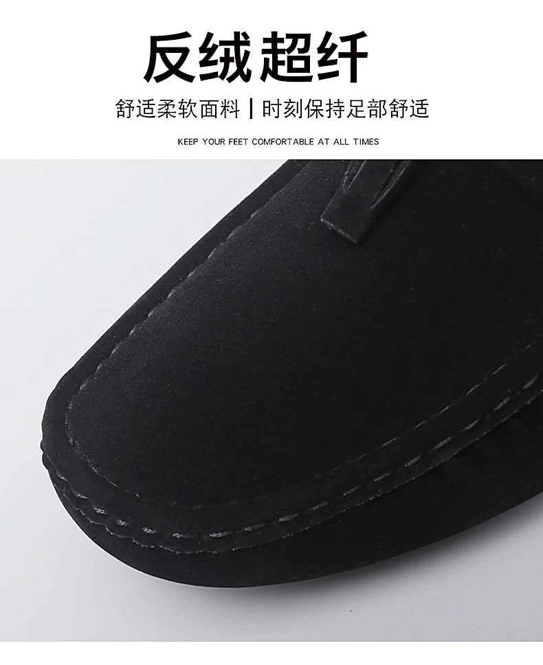 2025 Neue Herren-Quasten-Loafer mit weichen Sohlen, vielseitige Freizeitschuhe im koreanischen Stil, trendige Slip-On-Fahrerschuhe im britischen Stil – Detail 8