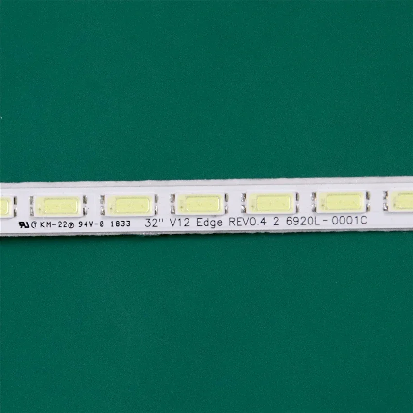 Matriz de banda de led para tv, para finlux 32f7020-t, barras de led, faixa de luz de fundo, régua de linha 32 "v12 edge rev0.4 rev1.1 6922l-0011a