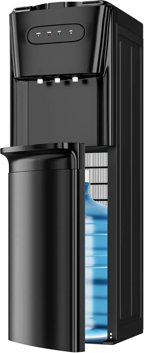 Mat Black Bottom Loading Water Cooler Dispenser