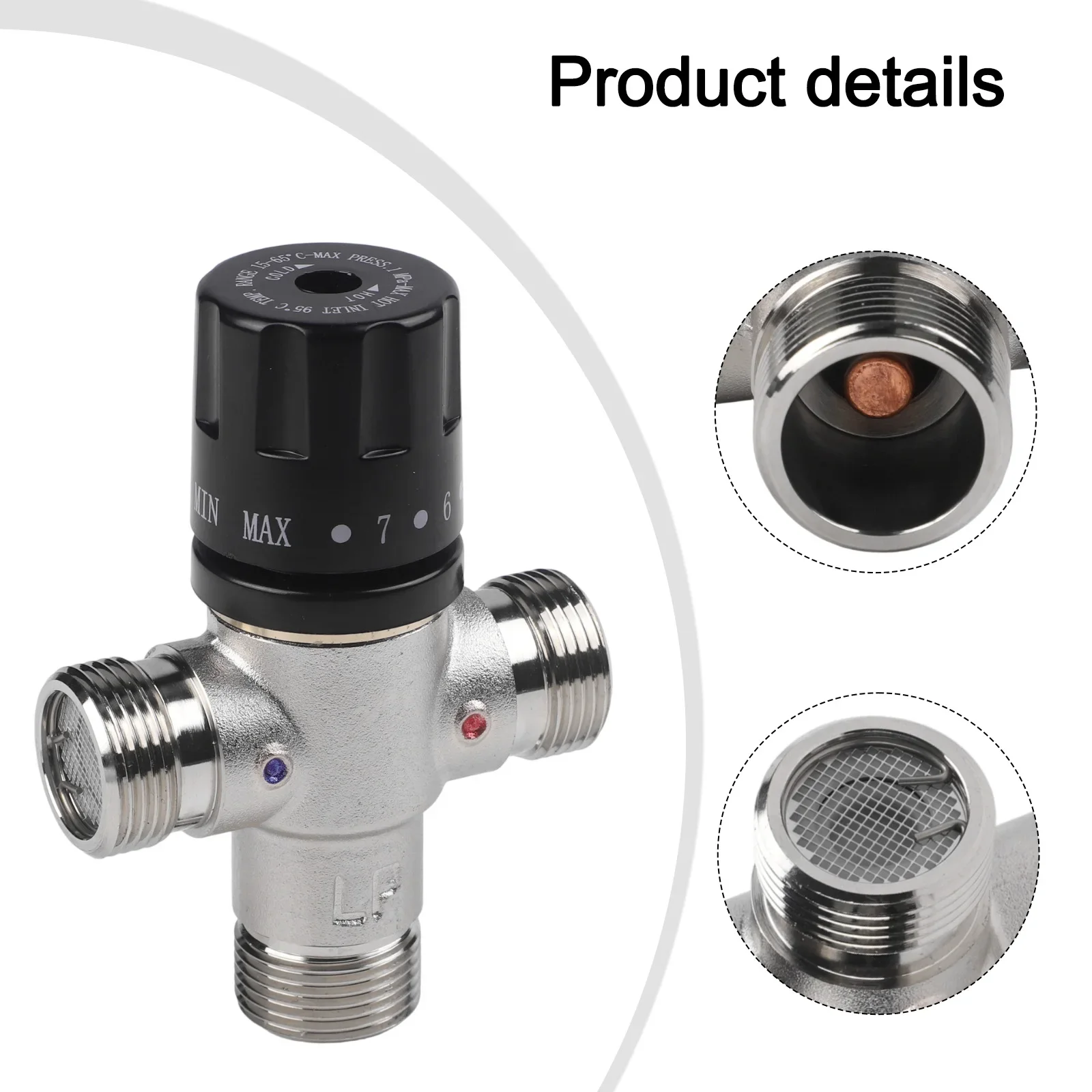 

Building Mixing Valve Mixing Valve Inch DN Medium Pressure Pipe Valve Standard Thermostatic Mixing Valve None Brand New None