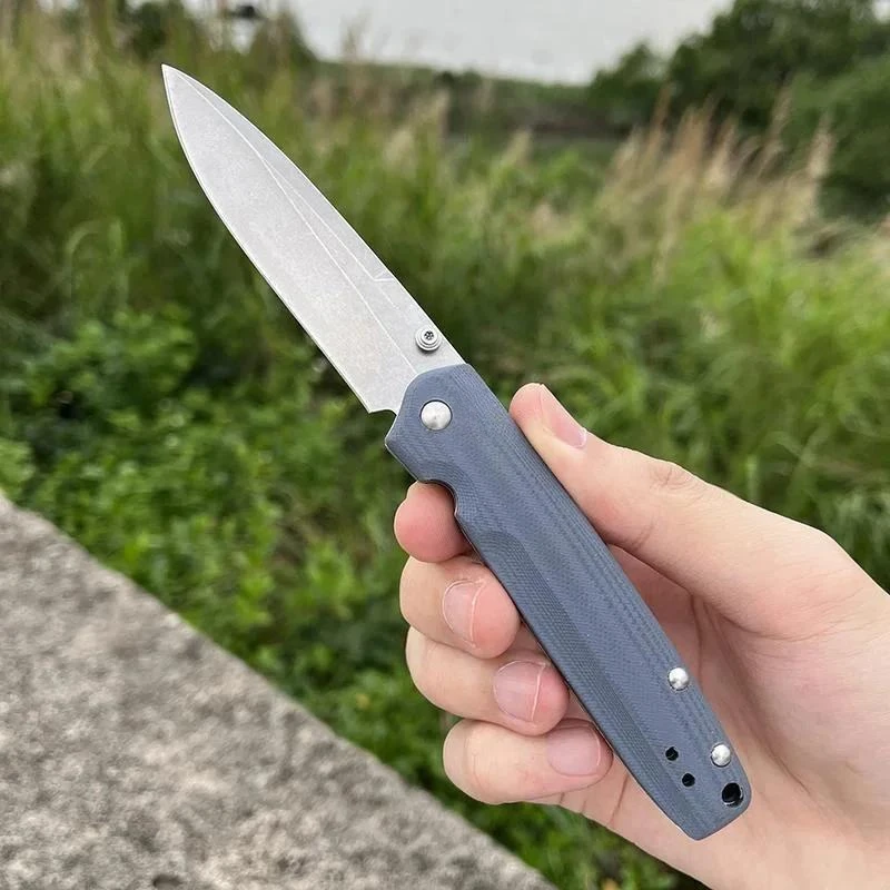 Cuchillo de bolsillo plegable EDC, hoja M390, mango G10 BM 485, supervivencia al aire libre, Camping, Manual, herramienta de cuchillos multifuncionales de aventura abierta