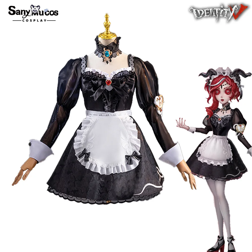 IN STOCK SanyMuCos Crimson Priestess Cospaly Identity V Game Dress Cospaly Outfit Comic-con IN STOCK SanyMuCos Crimson Priestess