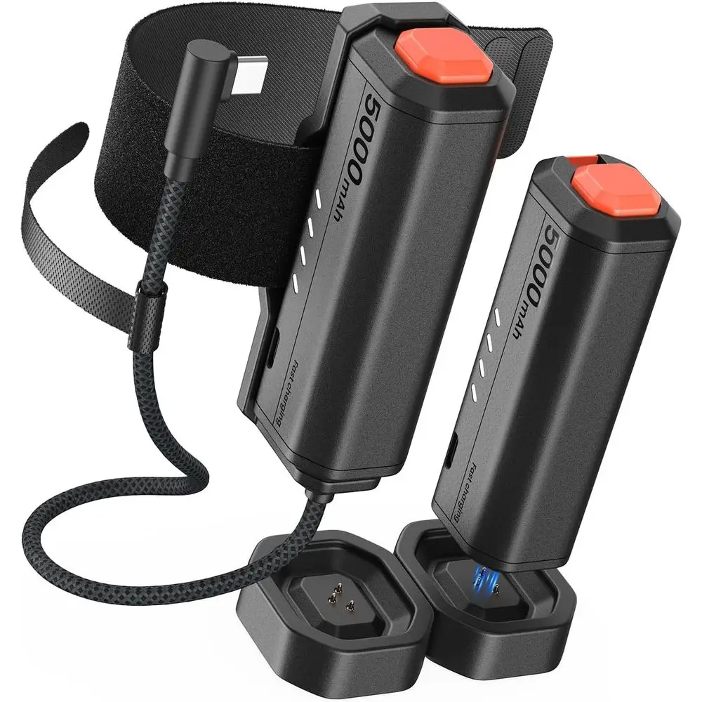 

Compact 2-Pack 5000mAh Power Banks for Meta Compatible Cameras, 20W Fast Charging, Universal Type-C Devices