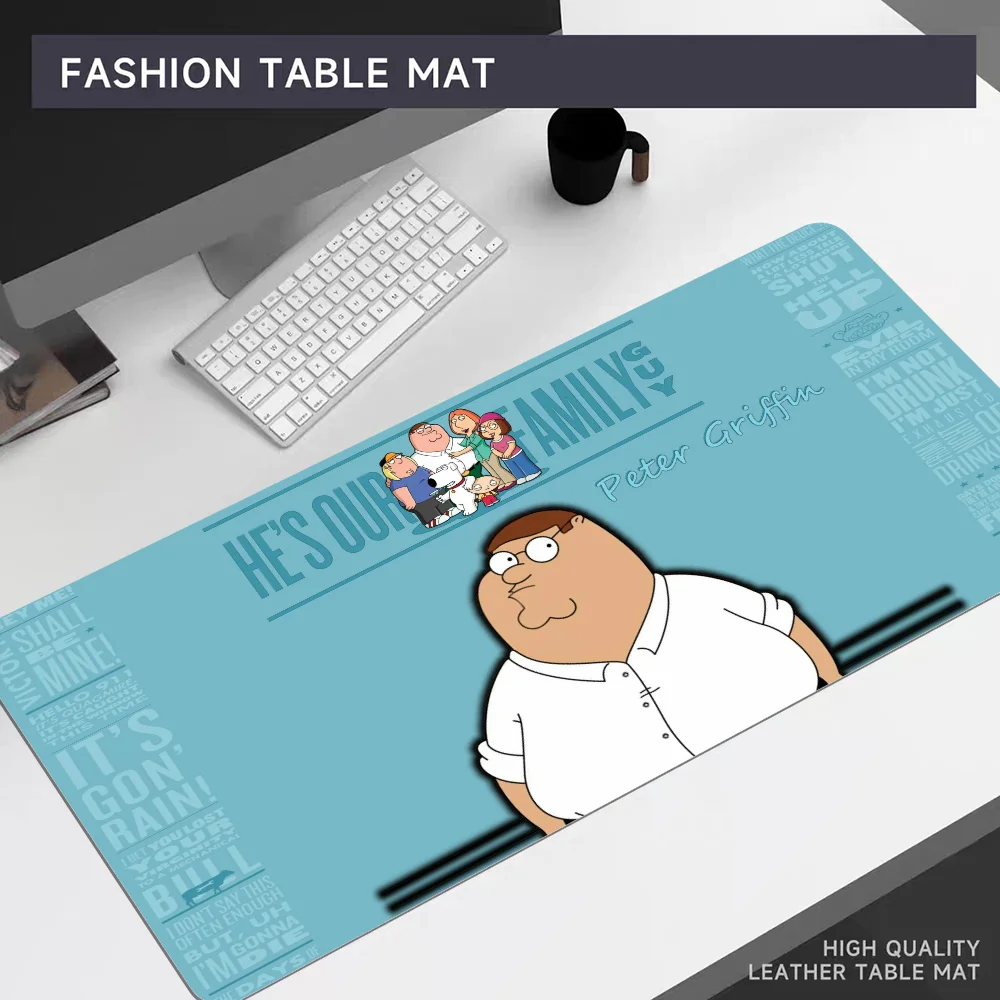 F-Family-Guy CARTOON Animation Office Student Gaming Thickened Large Writing Pad Non-slip Cushion Mouse Pad Girls Bedroom