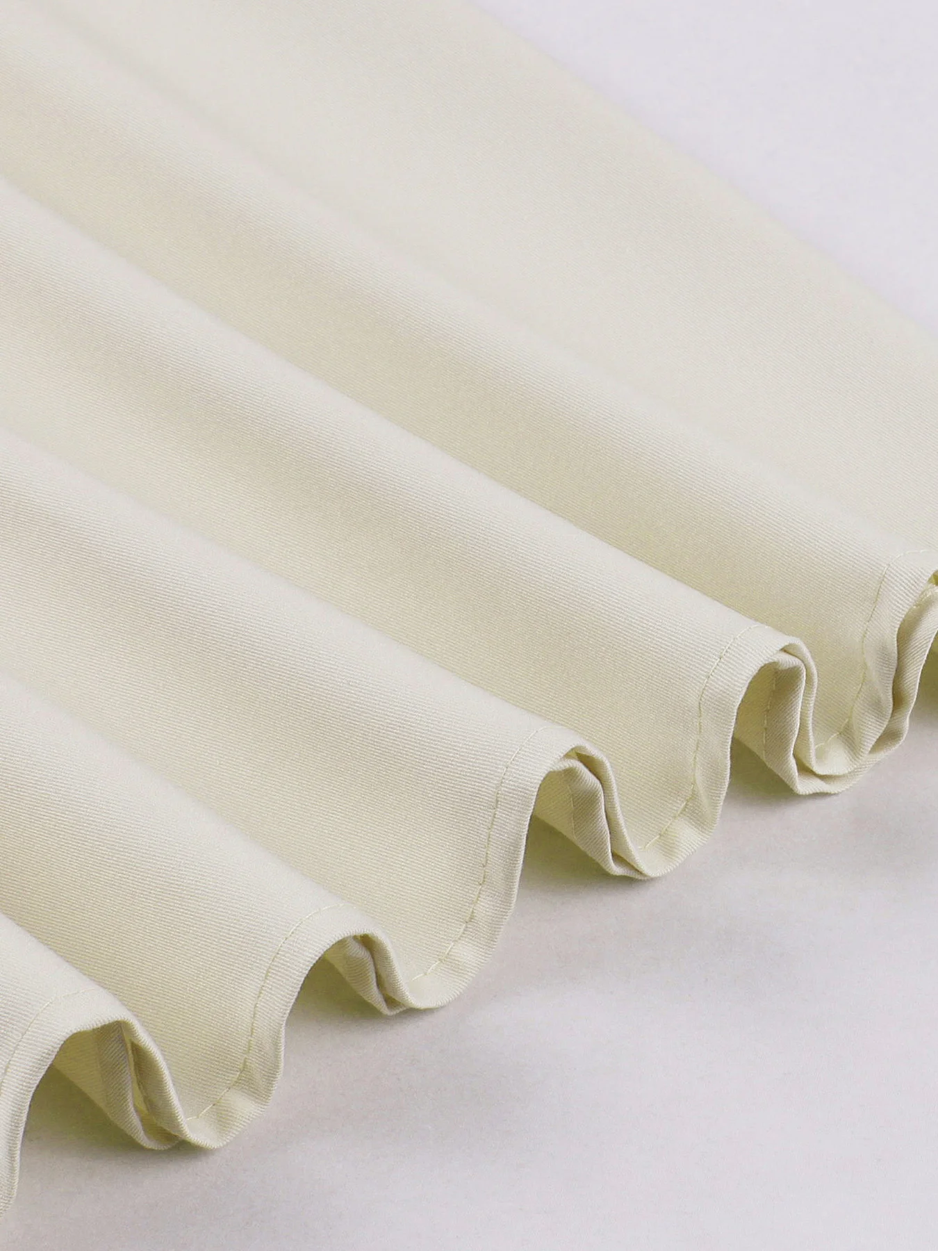 Tonval Two Tone Brown and Apricot Women Vintage Dresses 2026 Summer Turn-Down Collar Buttons Belted Pleated Dress