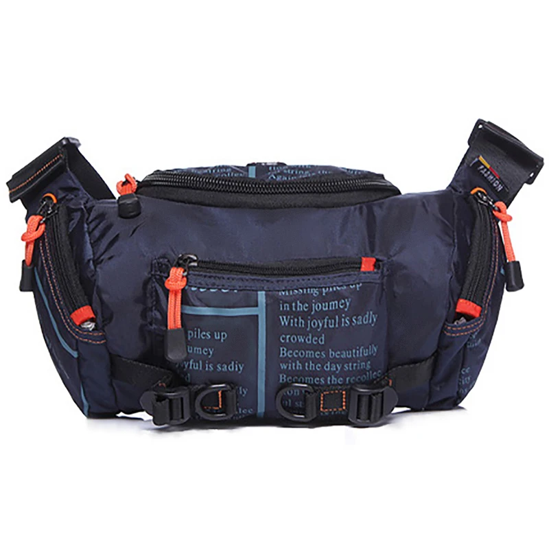 Top Quality Waterproof Oxford Men Hip Bum Belt Cross Body Shoulder Messenger Bag Large Capacity Travel Sling Chest Waist Pack