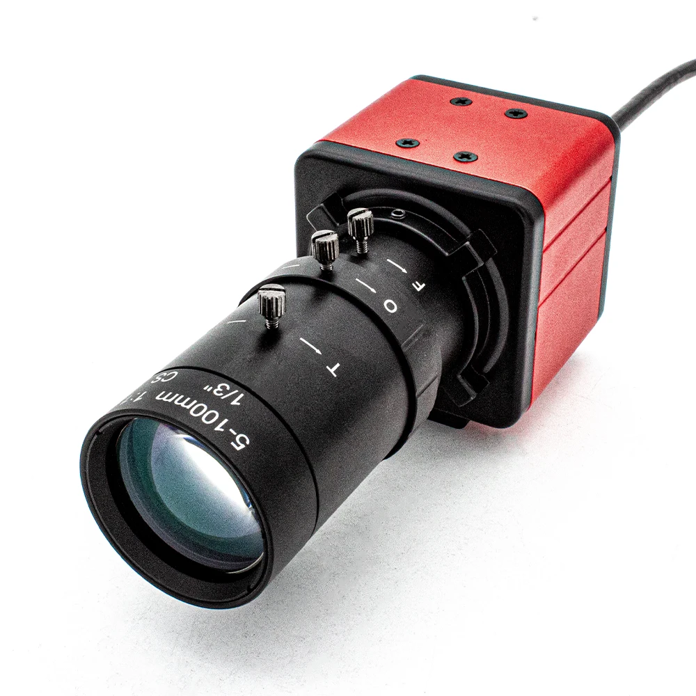 WGWK 4K Mini POE IP Camera Live 3/4/5/8MP HD Security Protection Webcam Industrial 5-100mm Manual Varifocal Lens Network Camera