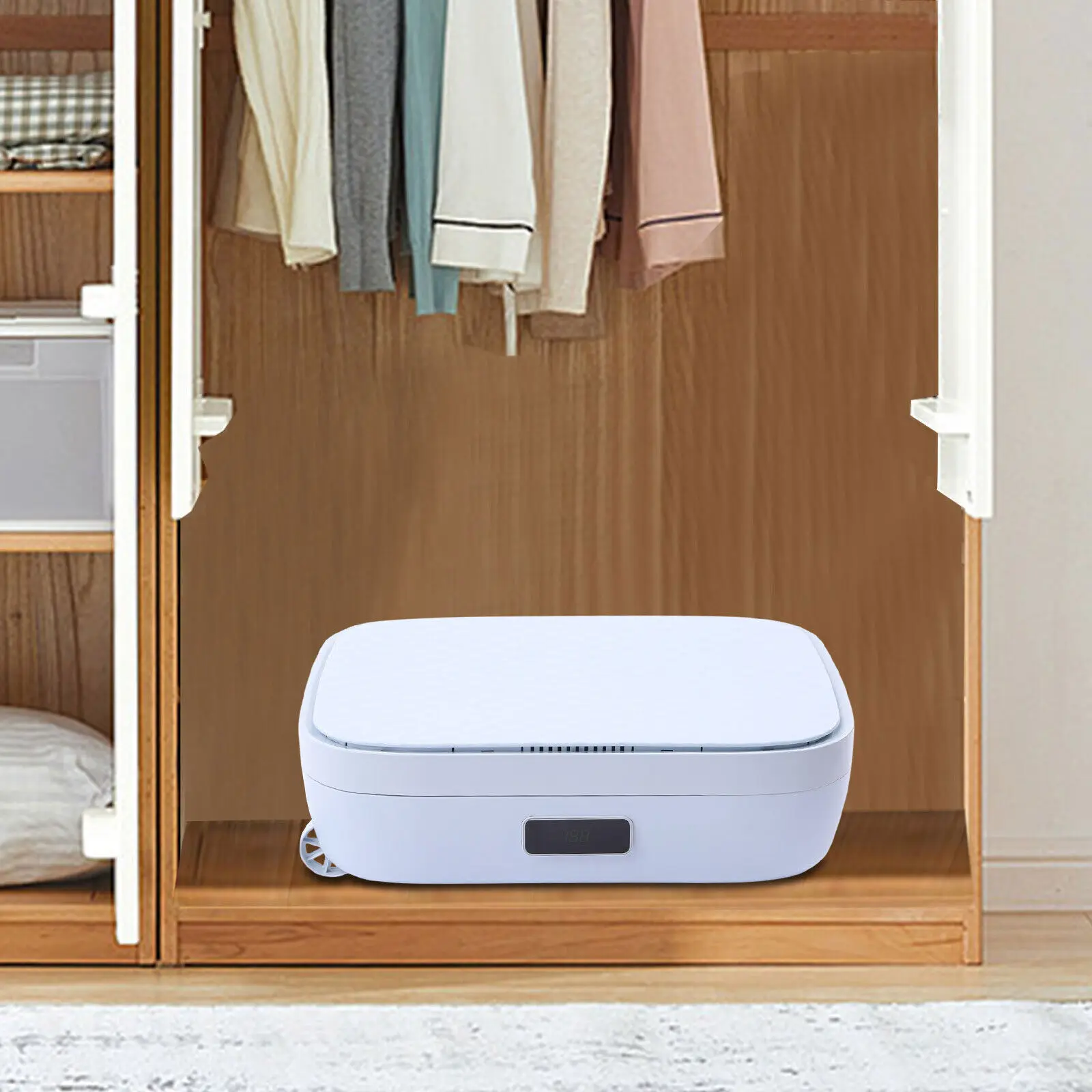 

110V Electric Portable Garment Dryer, Folding Clothes Rack with Heater for Travel, Camping, Baby Clothes & Indoor Drying