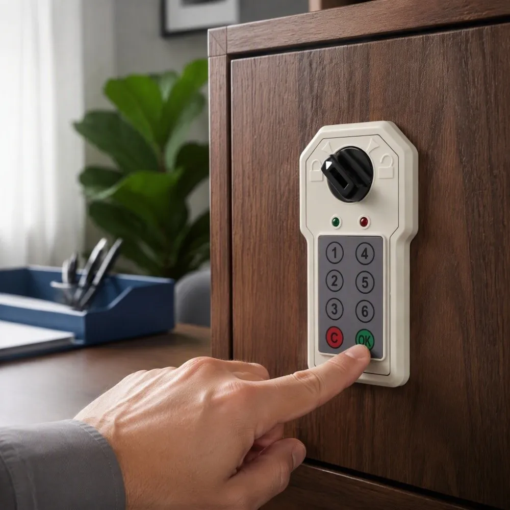 Anti-Theft 6 Digit Code Combination Cam Lock Metal Rustproof Cabinet Coded Lock Weatherproof Digital Keypad Lock Shoe Cabinet