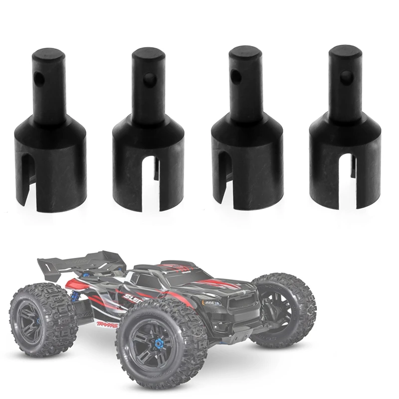 4Pcs Metal Steel Front And Rear Differential Output Cup 9583 For 1/8 Traxxas Sledge RC Car Upgrades Parts Accessories