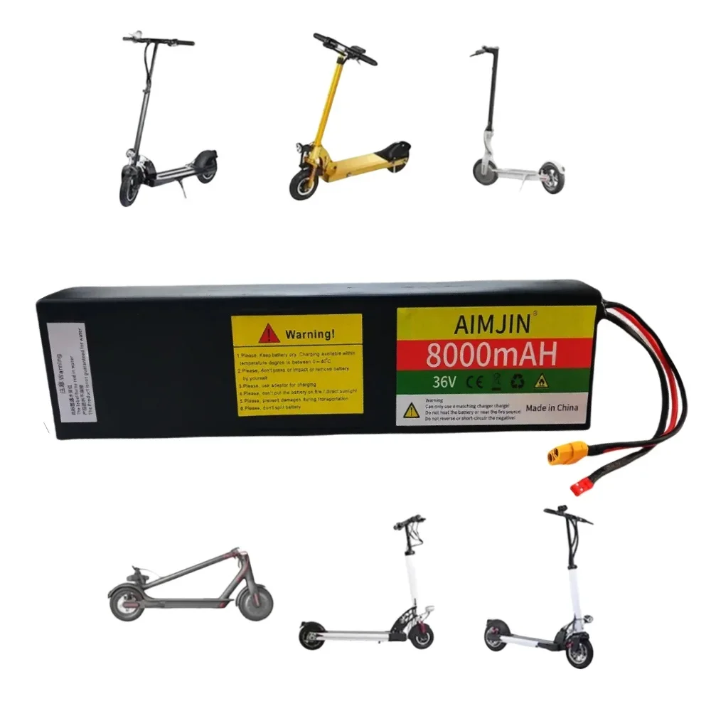 Suitable for KUGOO S1/S2/S3 Electric Scooters 10S3P 18650 Lithium-Ion Battery Pack 36V 8000mAH,