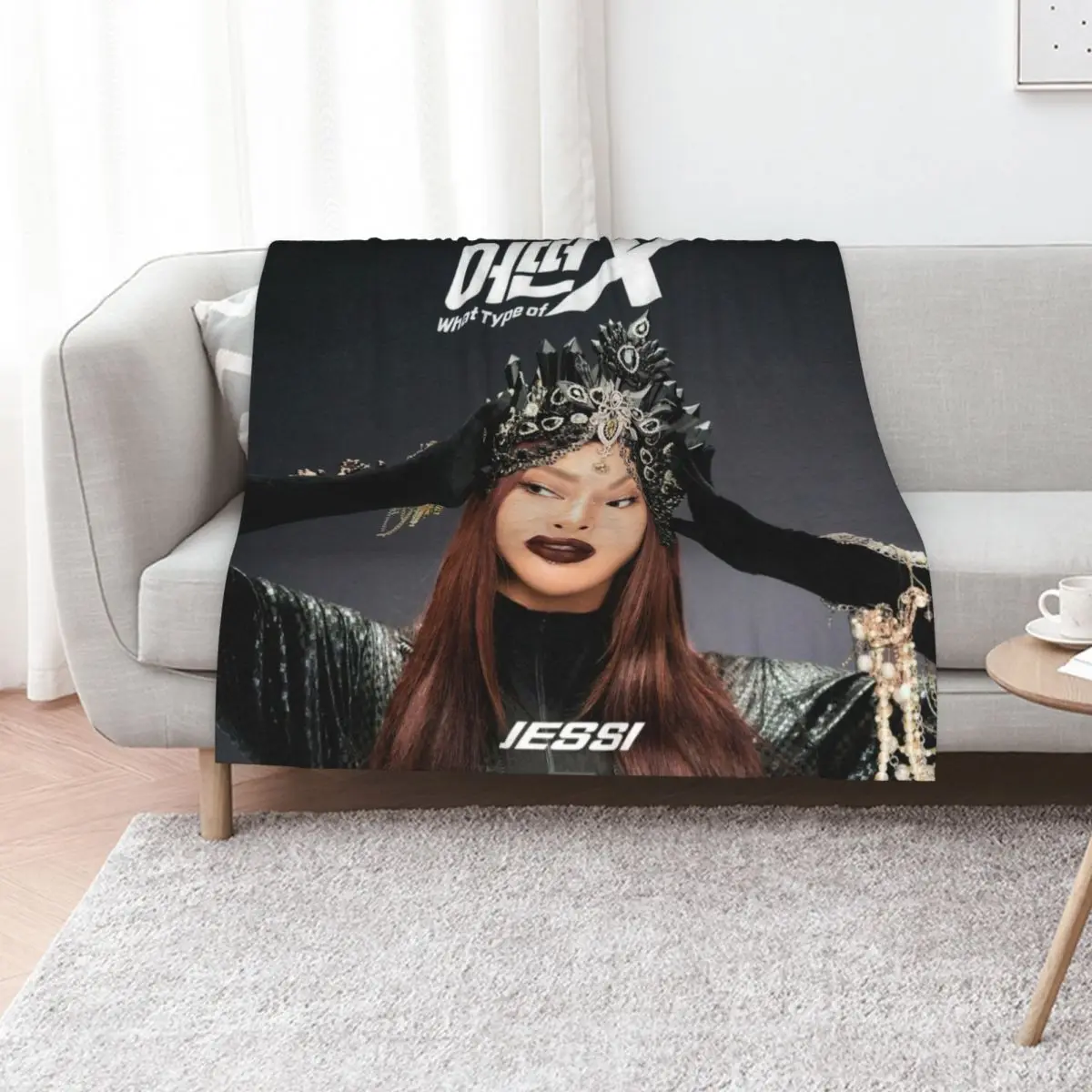 أي نوع من بطانية رمي x jessi بطانيات المانجا للشعر للبطانيات السرير الفاخرة السميكة #1
