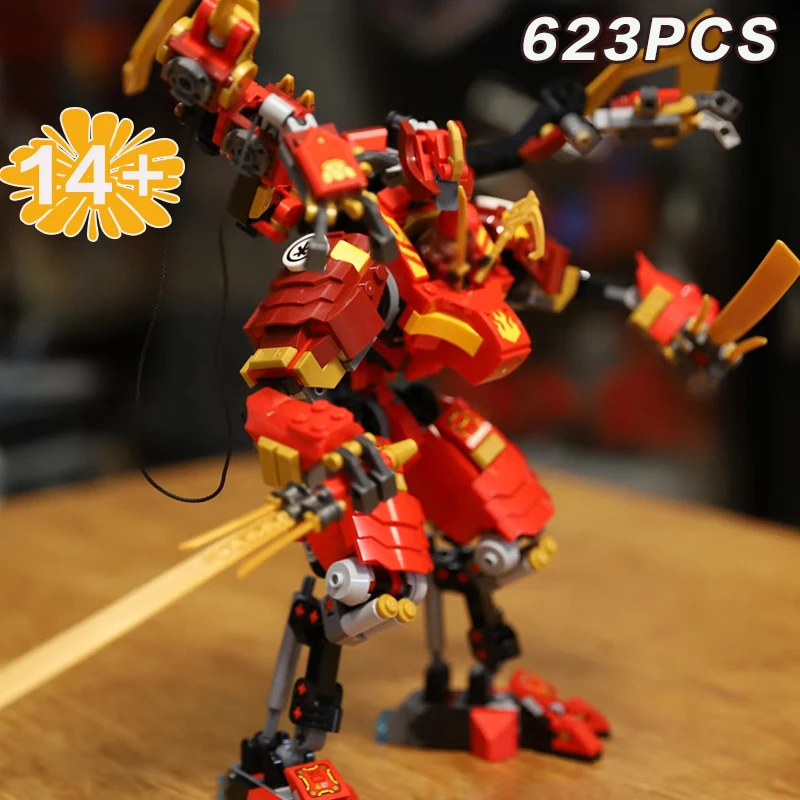 685 قطعة اللبنات Kais تسلق الميكانيكية روبوت أنيمي نموذج الطوب لعبة تعليمية للأطفال #1