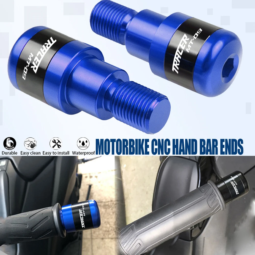 Motorcycle FOR YAMAHA MT-09 TRACKER / FJ09 FJ 09 FJ-09 2015-2016 Handlebar Grips Cap Weight PartsAnti Vibration Silder Plug Ends