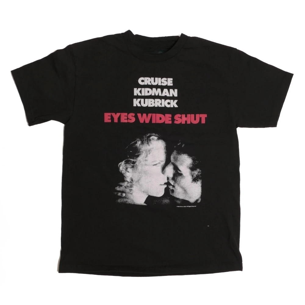 Camiseta de la película Stanley Kubrick "Eyes Wide Shut", drama psicológico, camisa de capa base de algodón puro para todas las estaciones, ropa de calle