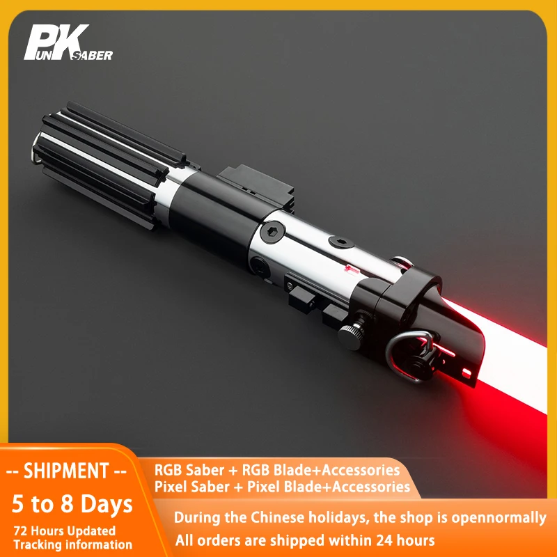 PunkSaber Lightsaber Neopixel Jedi Laser Sword Heavy Dueling Sensitive Smooth Infinite Changing Hitting Sound Light Saber Toys